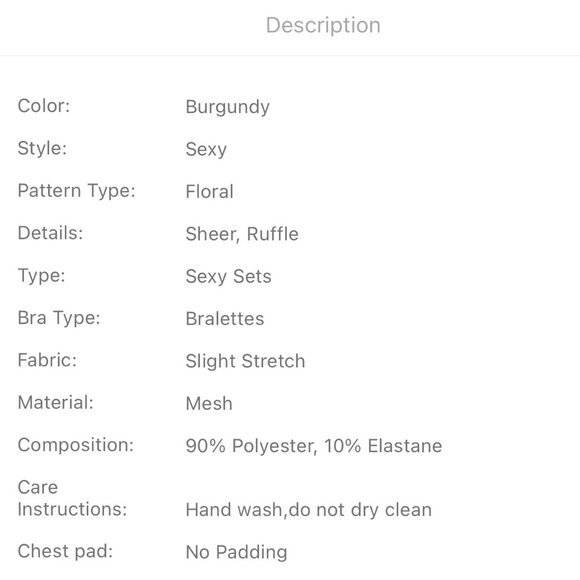 Bra & Panty set (M) - Picture 4 of 4